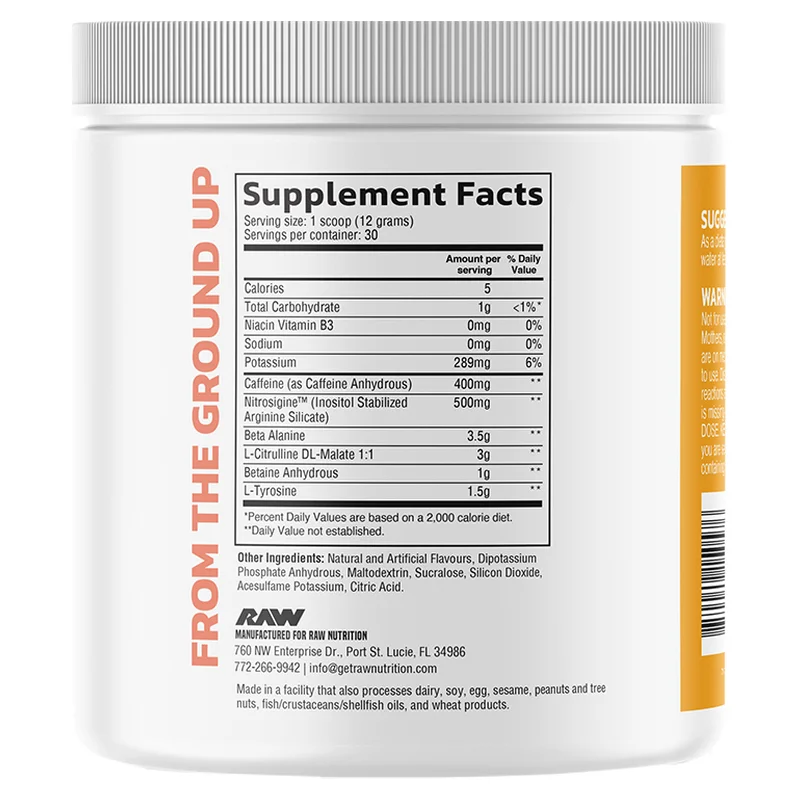 RAW Nutrition Pre Extreme – Image 2