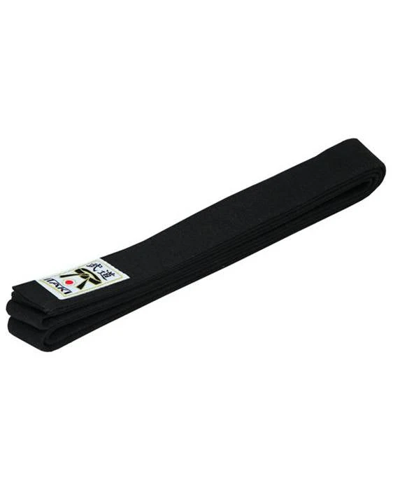 Ceinture noire économique en coton Itaki Art. 22 pour Karaté, Judo et Taekwondo
