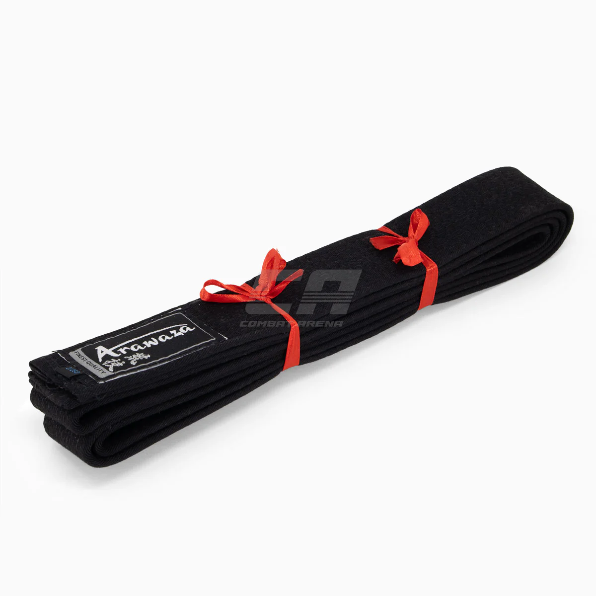 Ceinture noire Arawaza coton 44 mm