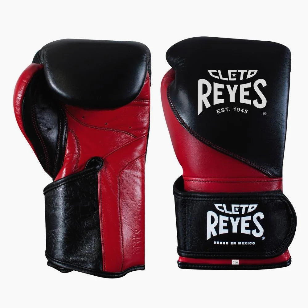 Gants de boxe Cleto Reyes Entraînement Haute Précision CE7 Noir-Rouge – Image 2