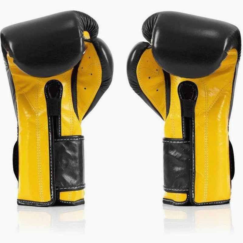 Gants de boxe Fairtex Mexican Style BGV9 Noir-jaune – Image 3
