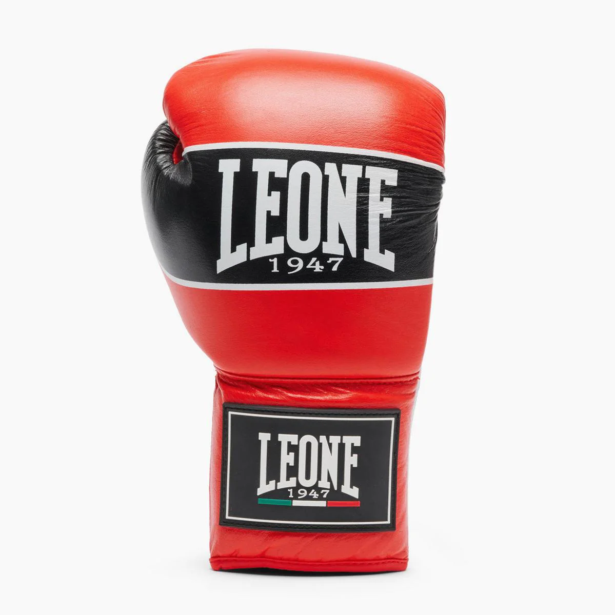 Gants de boxe Leone Shock Pro avec lacets GN057L Rouge – Image 2