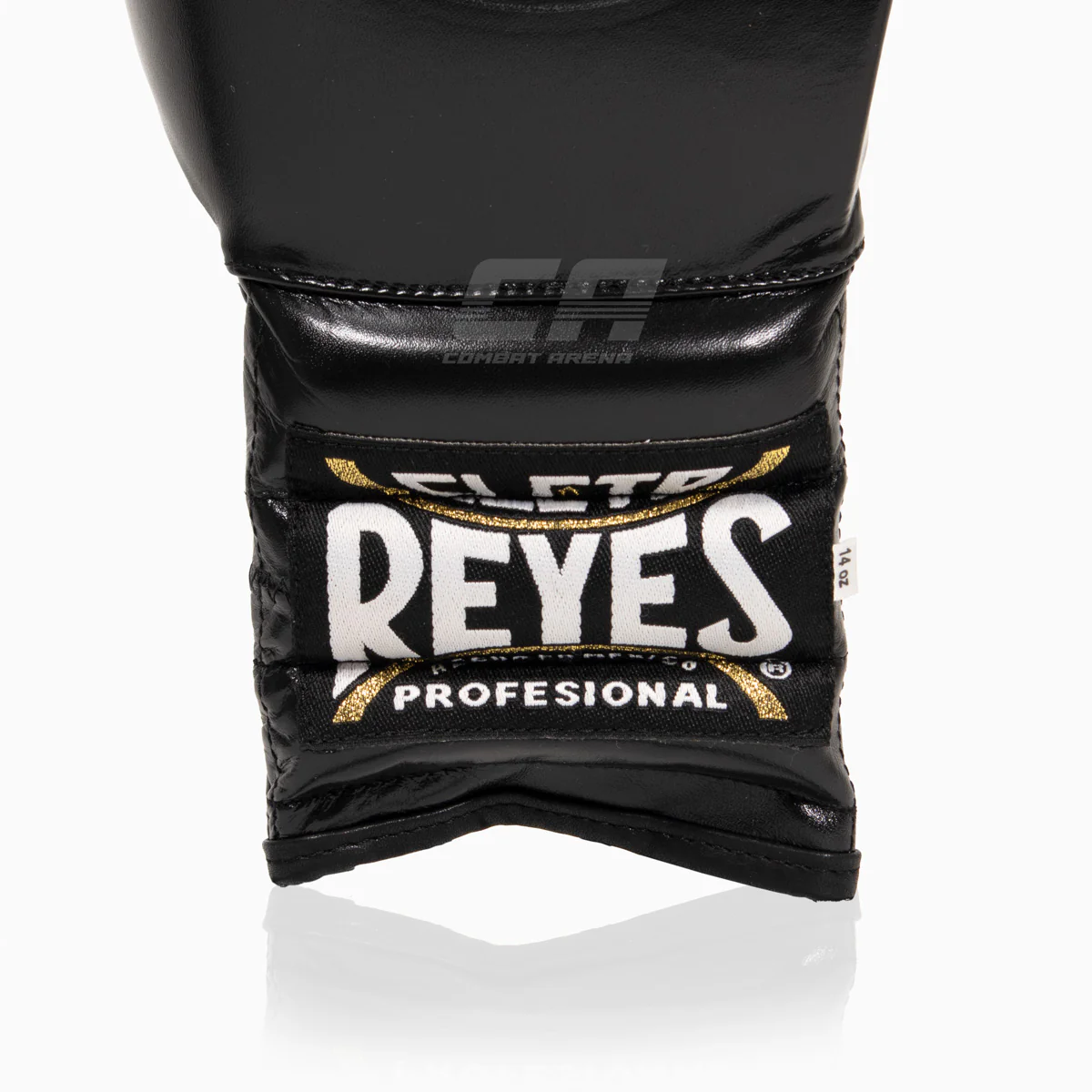 Gants de boxe Cleto Reyes Entraînement traditionnel CE4 Noir-argent avec lacets – Image 5