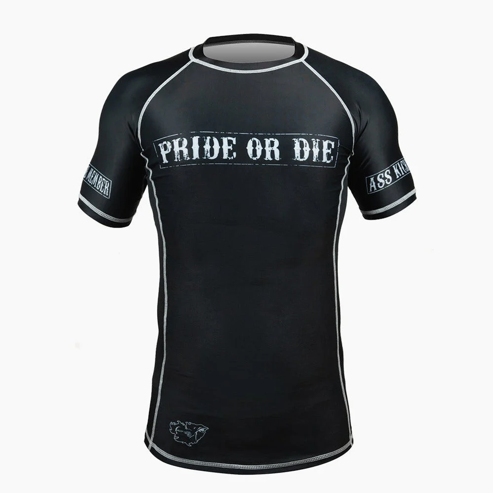 Rashguard Pride or Die Fight Club manches courtes – Image 2