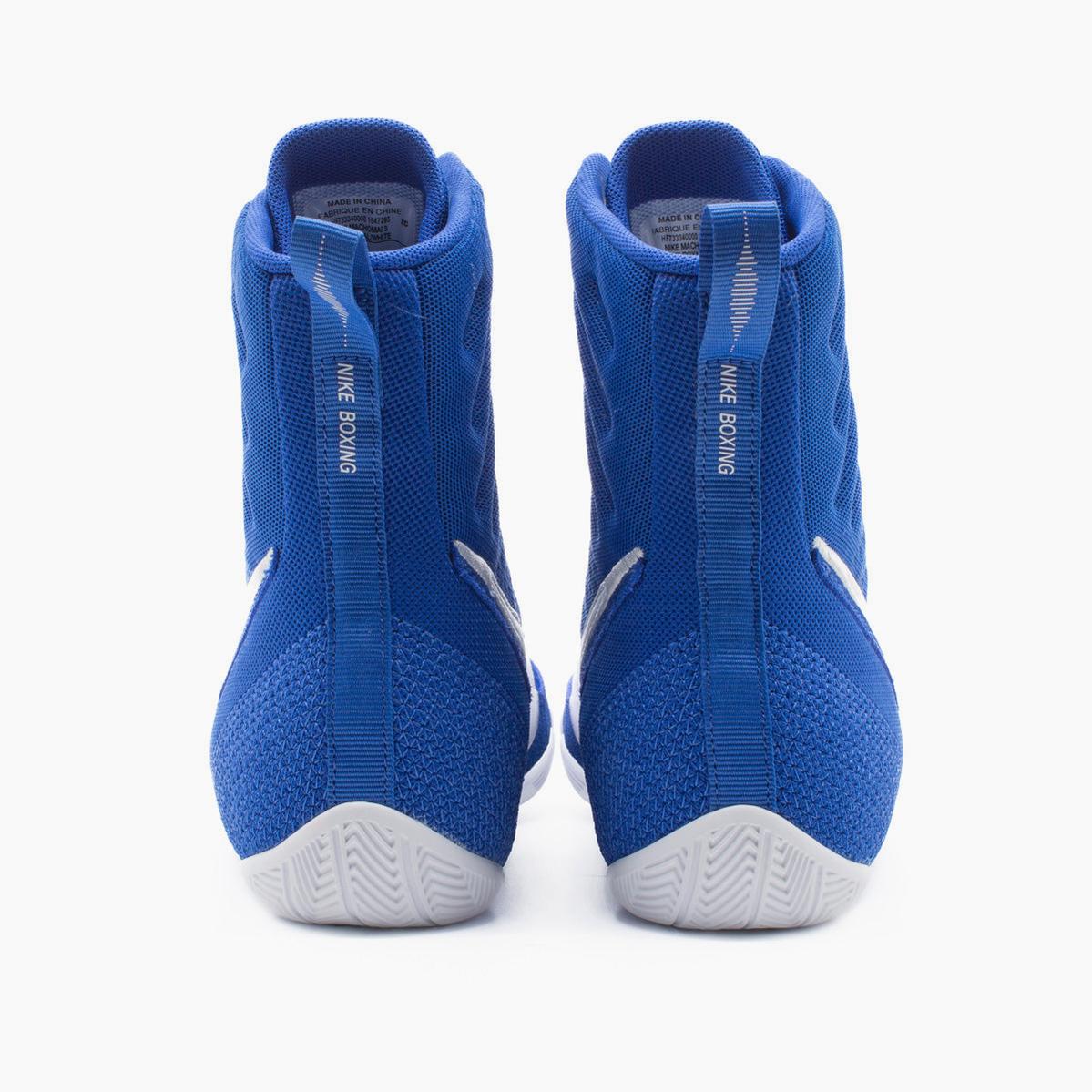 Chaussures de boxe Nike Machomai 3 Bleu-blanc – Image 7