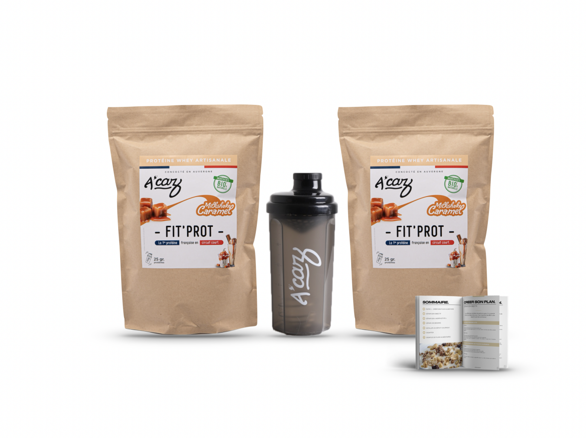 PACK WHEY ISOLAT DOUBLE CARAMEL